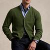 Polo Ralph Lauren FW24 Logo Wool Fashion Knit Sweater Men sweater Olive-Green MNPOSWE16822061-310