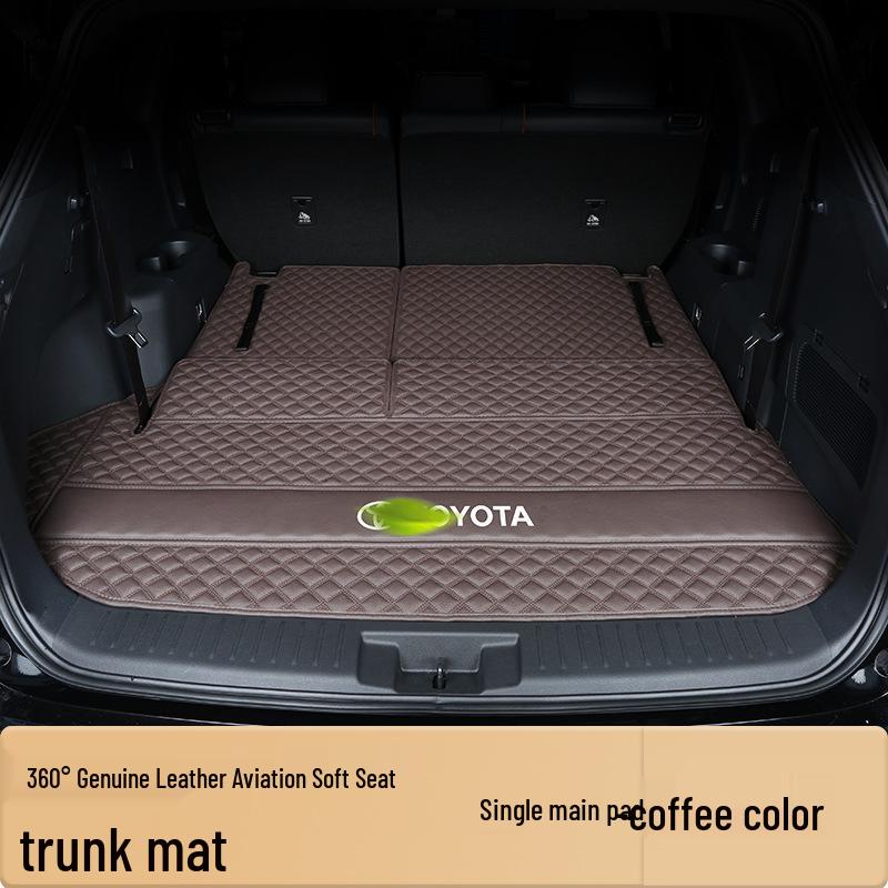 Kompletní krycí rohož do kufru pro 7místnou Toyotu Highlander - Vše v jednom interiérový doplněk