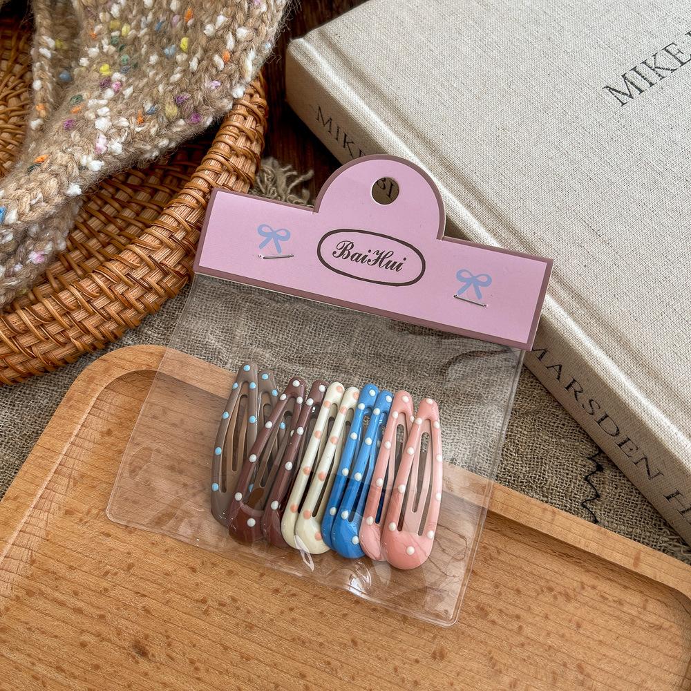 10 stücke Neue Koreanische Haarnadeln für Kinder Mädchen Milch Tee Farbe Prinzessin Haarspangen Bang Seite Clip Kleines Mädchen Haar zubehör