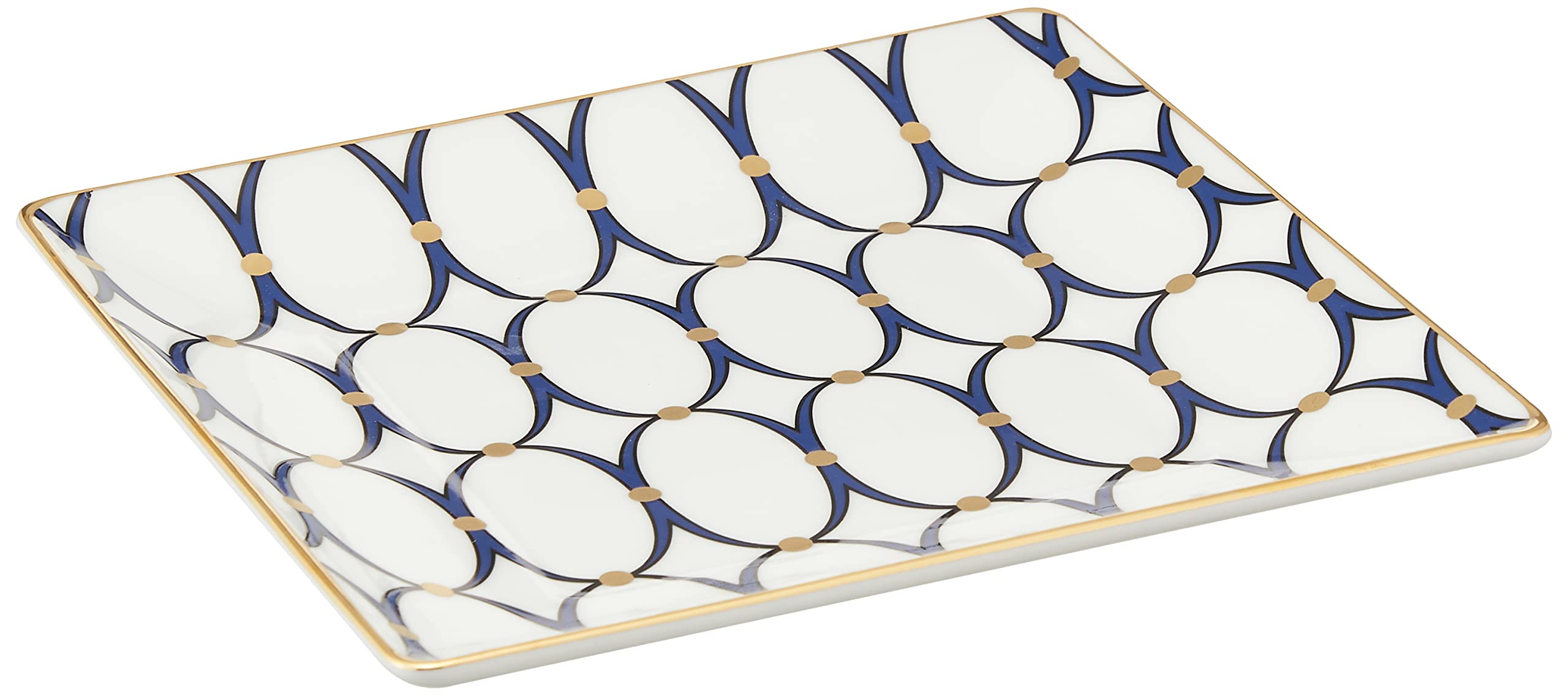 

[Officially Imported] Wedgwood Renaissance Gold Square Tray, 14.5cm, Wedding Gift, 1061266