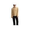 Zara Minimalist Comfortable Versatile Long Sleeve Leather Jacket Men jackets Butter-Yellow 2521120-725