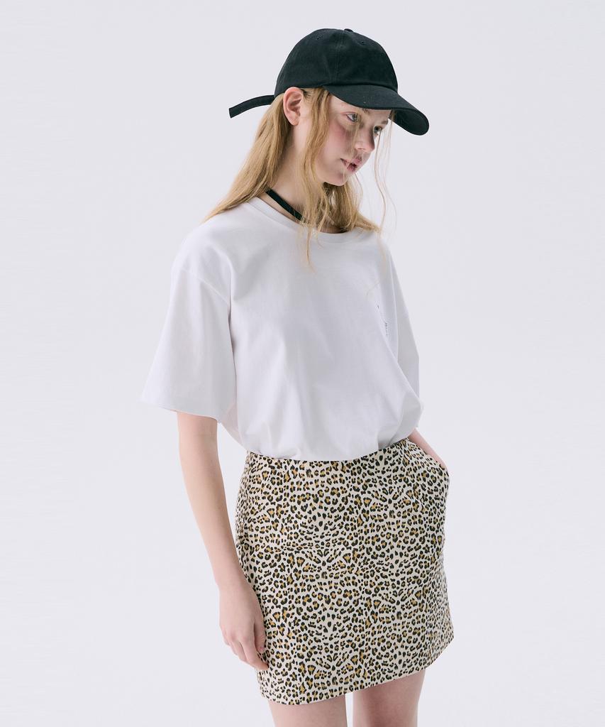 JUNEJUNE SPACE Vol11.Leopard Mini Skirt_Beige(Vol11.Leopard Mini Skirt_Beige)