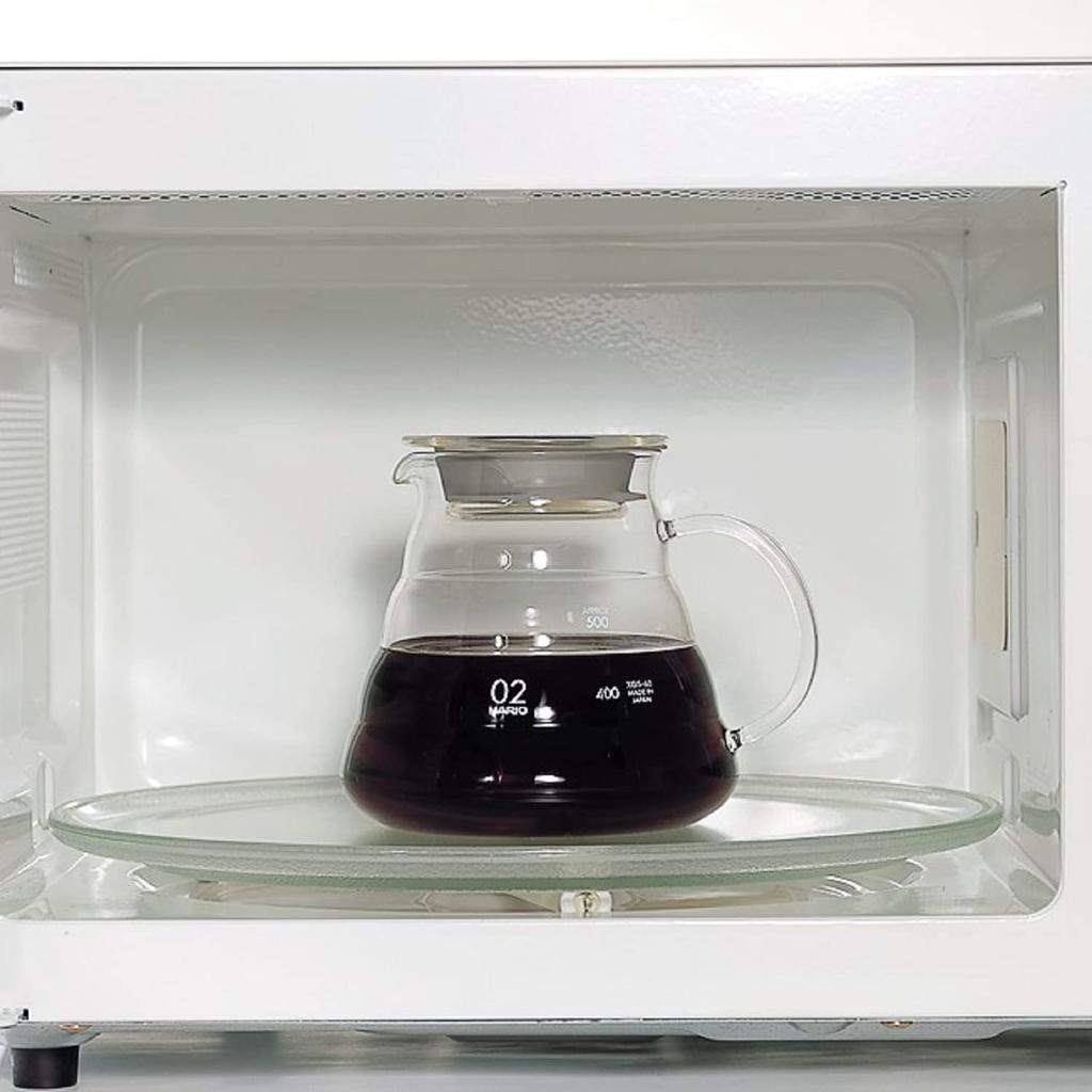 HARIO V60 Glass Server 800 Clear, 800ml, 2-6 Cups, Microwave Safe, XGSR-80-TB