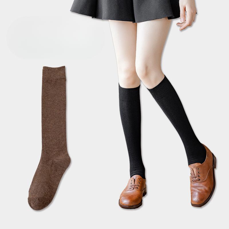 Women In The Spring and Autumn Fashion New Their Calf Cotton Socks