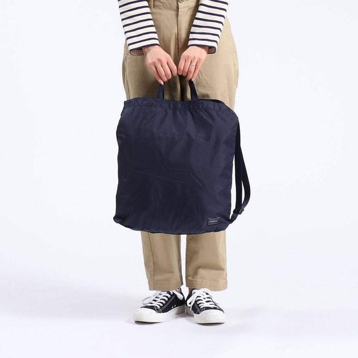 [Porter] Yoshida Bag 2-way Shoulder Bag FLEX 856-05905, Navy, Medium Size