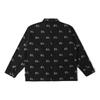 Vans Letter Print Loose Fit Zip Collar Jacket Men Jackets Black VN000GQ4CRG