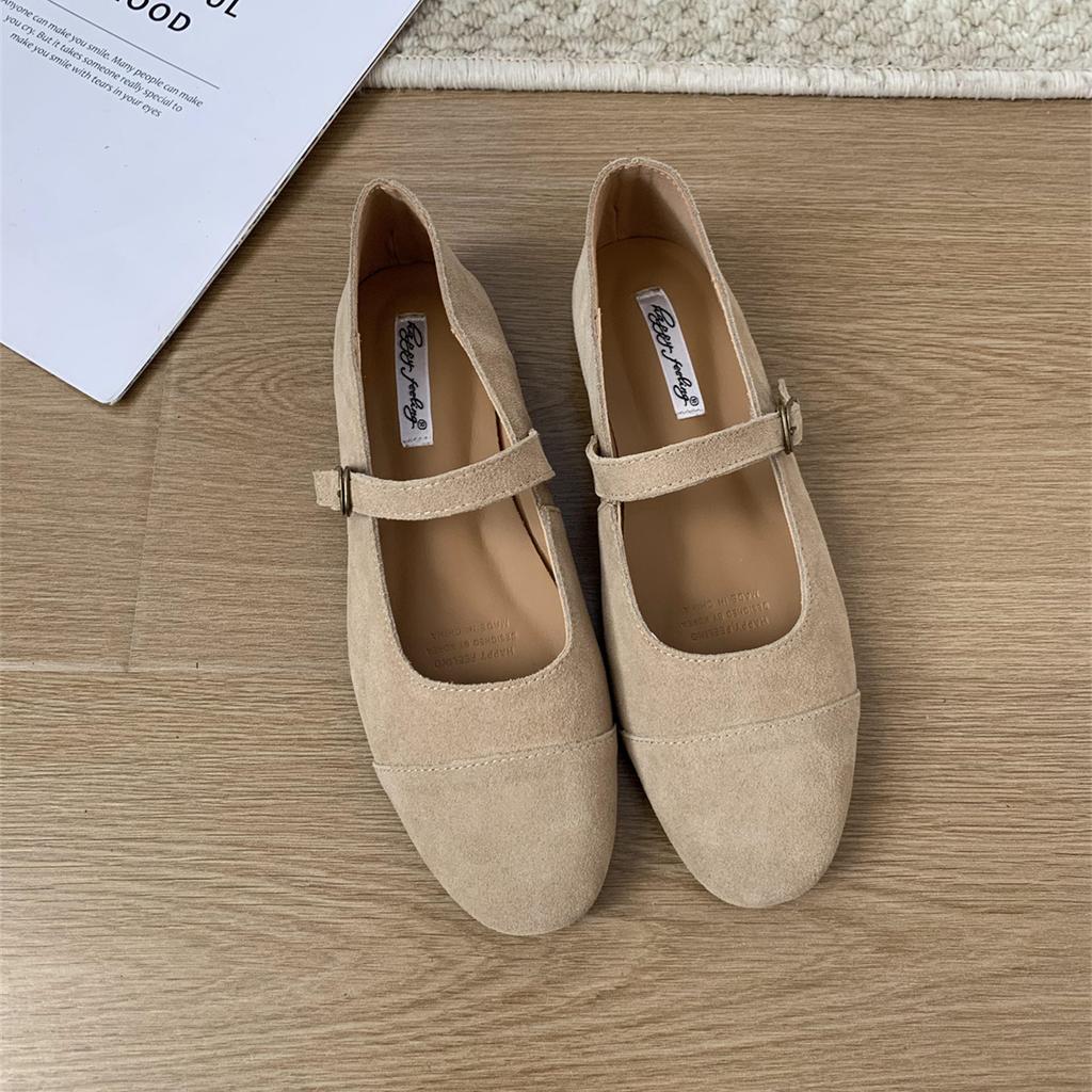 Fashion Bailamos Fashion Round Toe  Ballet Flats Woman Soft Loafers Ladies Brand Design Mary Jane Shoes Mujer Size35-40ujer