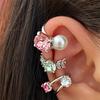 Explosive Zircon Ear Clips 2025 New Ear Bone Clips Versatile Earrings Without Pierced Ears