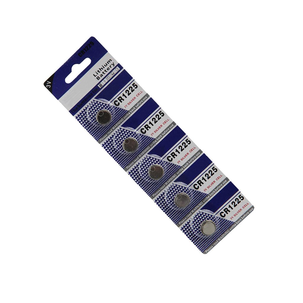 10pc/5pc CR1225 Metal Button Batteries CR1225 3V Lithium Battery Reliable Power for Everyday Devices Stable Output