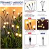 Outdoor Lights Solar Lawn Lamp Garden Lamp LED Wind-driven Firefly Ground Plug Lamp for Garden Lawn Landscape Holiday Light