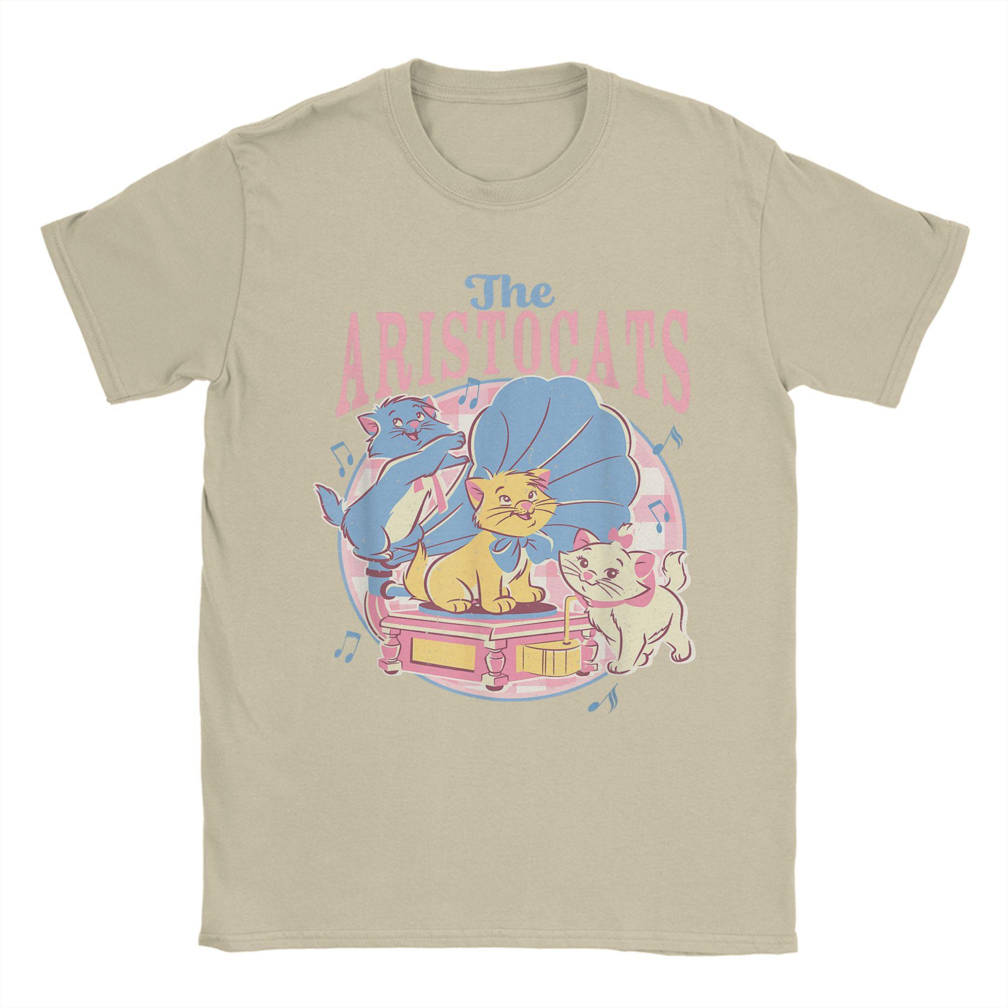 

Аристокоти Марі Тулуз Берліоз Знімок Футболки Чоловічі Бавовняна Повсякденна Футболка З Круглим Комірцем Марі Кішка Футболки З Коротким Рукавом Одяг Вечірка S