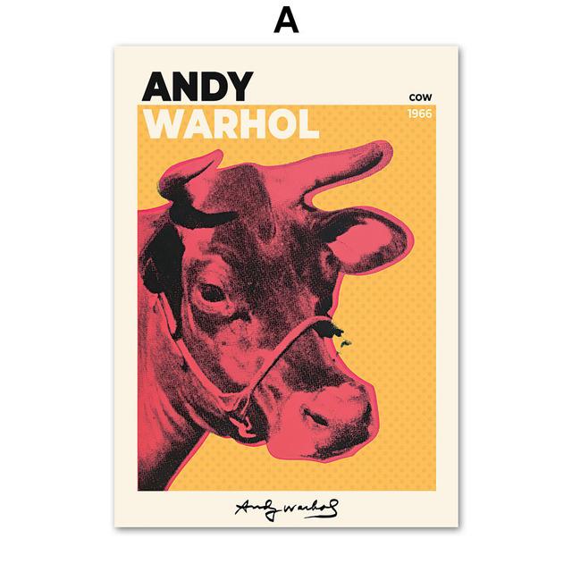 

Энди Уорхол поп-арт постер корова банан тигр астронавт картина абстрактная картина на холсте Куадрос гостиная домашняя стена 21cm×30cm NoFrame