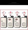 Carbon Abs Car Key Case Cover For Toyota Land Cruiser Prado 150 Camry Prius Crown For Subaru 2013 2014 Foreste Outback Xv Legacy