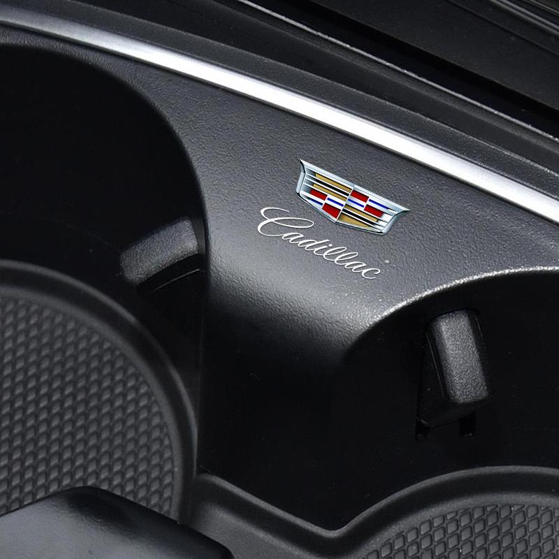 Car Emblem Logo Decorative Stickers Badge Decal Interior Styling For Cadillac Escalade CTS ATS SRX STS XT5 XT4 XT6 XTS CT4