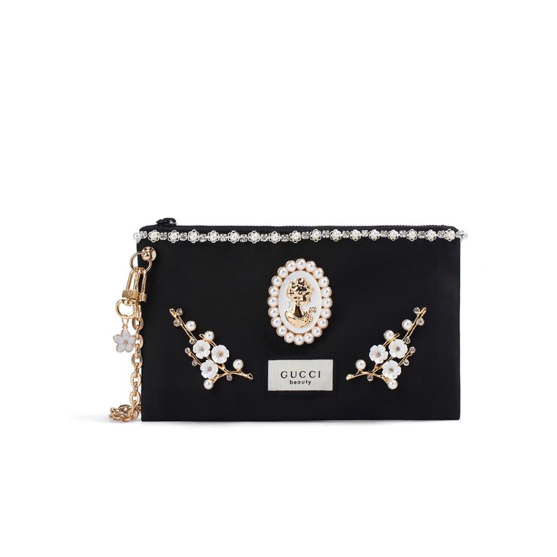 Gucci DIY Style Cosmetic Bag Xiaohua Golden Branch Night Shadow Elegant Noble Exquisite Fashion golden branches night shadow
