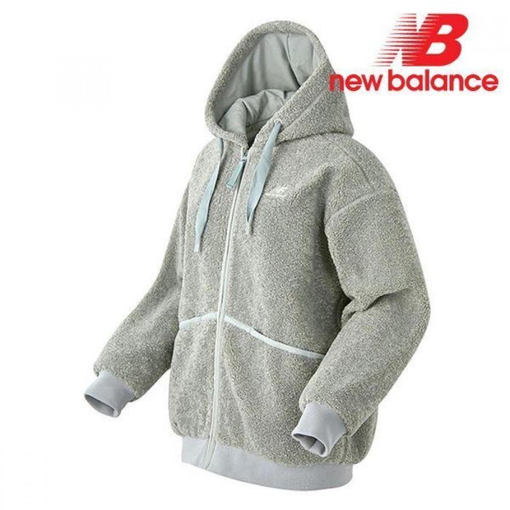

Куртка половинная клубная New Balance свободного кроя из флиса дабл H7 Nbmda4w302 Bu S