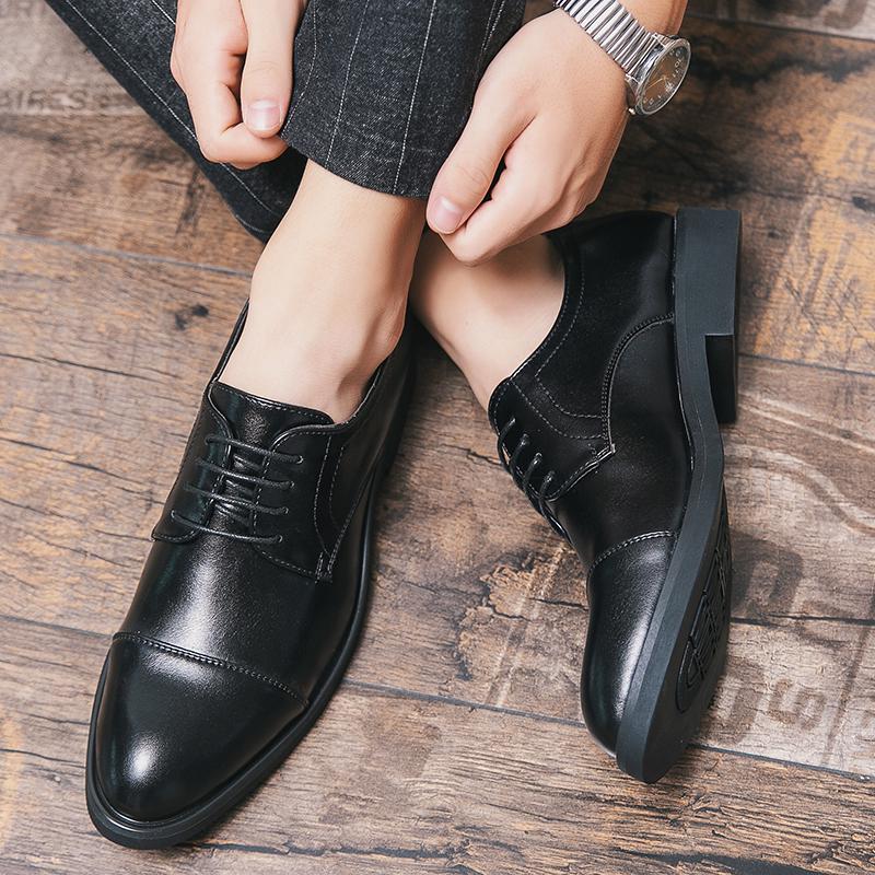Fashion Business Men Formal Shoes Leather Shoes Mens Fashion Casual Dress Shoes Classic Italian Formal Oxford Shoe For Men wedding shoes