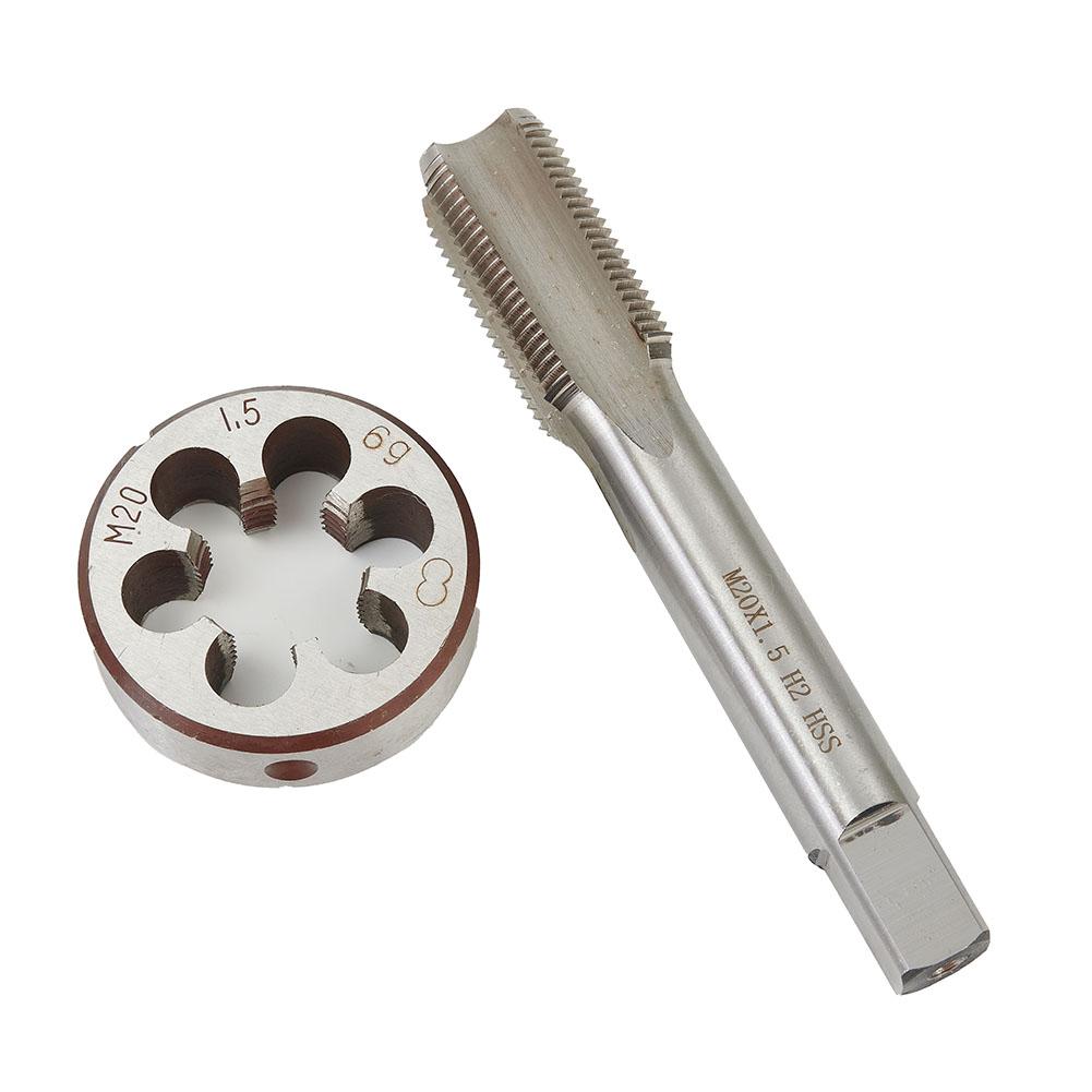 HSS M20 x 1.5mm Tap and Die Set Metric Right Hand Thread High Speed Steel Tool for Precision Threading Applications