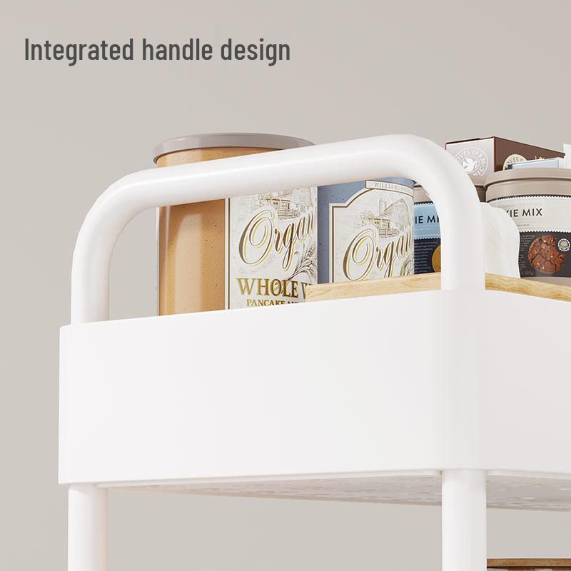 Compact Multi-Layer Rolling Storage Rack for Kitchen, Dorm, or Bathroom