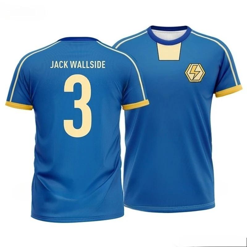 Summer new style football team uniform style 3D printed T-shirt for men- streetwear,outdoor leisure,sports and training clothing