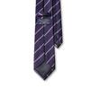 BANTS Hdr Silk Regimental Stripe Tie - Navy X Violet