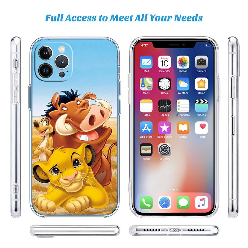 Lion King Transparent Phone Case for LG K22 K30 K40 K40S K41 K42 K50 K50S K51 K51S K52 K61 K62 K71 K92 Q61