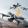 3 Camera HD Aerial Drone Obstacle Avoidance RC Drone Optical Flow Quadcopter Toy