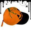 Pumpkin Baseball Hat Autumn Embroidered Pumpkin Costume Hat Adjustable Headwear Party Favors For Kids Daily Travel Festival