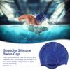 Cască de înot mare, din silicon, cu protecție 3D pentru urechi, cască de baie, rezistentă la apă, pentru femei, bărbați, păr lung/scurt