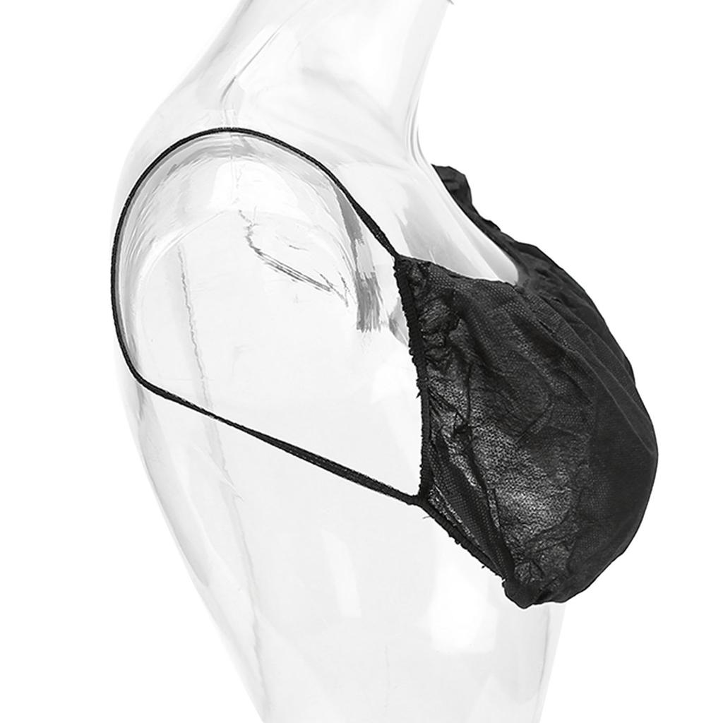 50 Pezzi Reggiseni Usa e Getta da Donna Tessuto Non Tessuto Biancheria Intima Reggiseni per Spa Bellezza Nero
