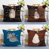 S-Spirited A-Away Pillow Case Plush Fabric Soft Double Sided Print Sofa Cushion Cover Throw Pillow Covers