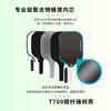 Carbon Fiber Pickleball Paddle Set T700 With Sandblasted Face 2 Paddles 4 Balls 1 Carry Bag Adult Training