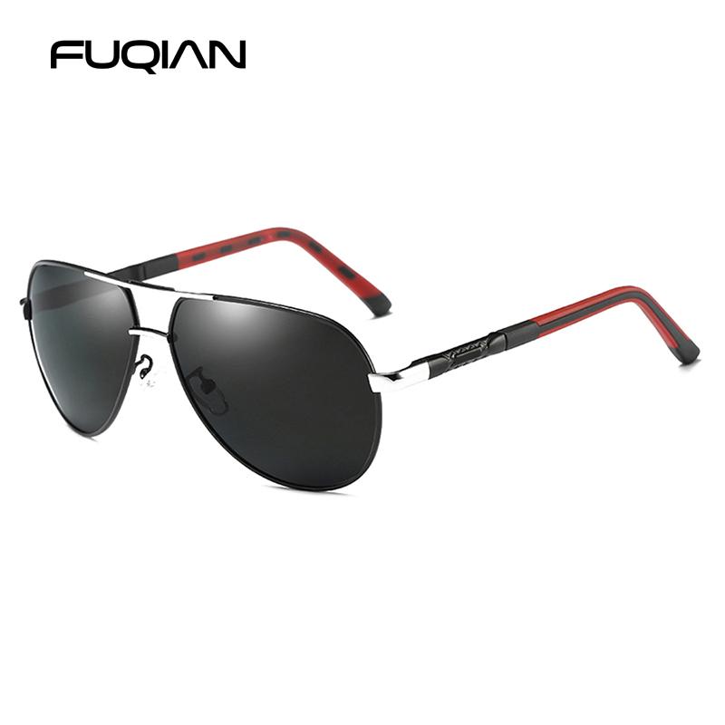 Luxury Pilot Sunglasses Men Women High Quality Metal Frame Anti Glare UV400 Protection Driving Shades