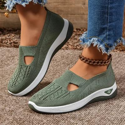 Mode 2024 Neue Schuhe Damen Mesh Damen Vulkanisierte Schuhe Atmungsaktive Damen Sneaker Slipper Leicht Outdoor Walking Damen Freizeitschuhe