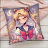 1Pc Sailor Moon Pillow Case Square Bedroom Sofa Leisure Comfort Cushion Car Living Room Home Decoration