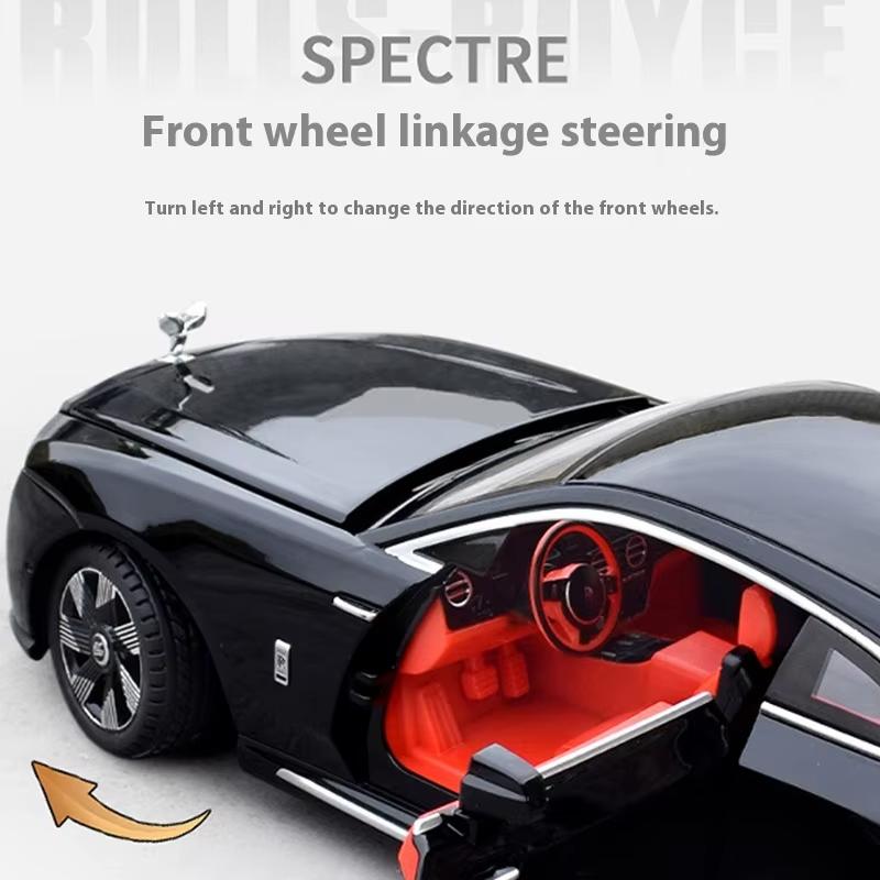 1:24 Modelli di Veicoli Giocattolo in Lega Lucida Rolls-Royce, Migliore Collezione per Appassionati di Veicoli, Regali di Natale/Compleanno