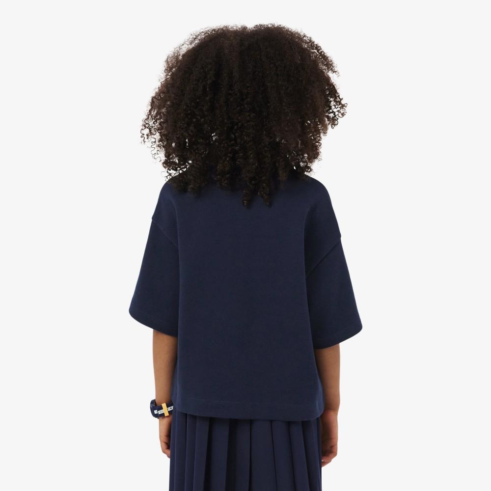 [lacoste] Kids Loose Fit Short Sleeve Polo Shirt PJ0977-56G166