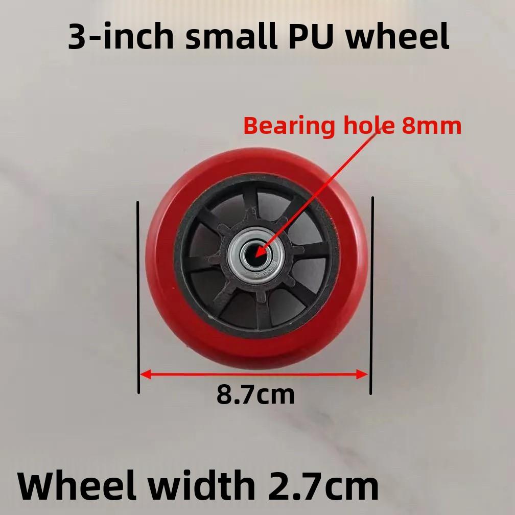 Portable Shopping Cart Wheels Rubber Casters for Hand-Pulled Carts Vegetable Buying And Shopping Chuanxing Brand Foldable