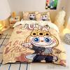 Cute New Anime LA-BUBU Duvet Cover Set HD Comforter Cover for Kids Bedding Sets Bedclothes Bedroom Decor