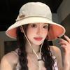 New Summer UV Protection Hat for Women Wide Brim Double-side Wear Fishermen Cap Female Solid Color Hiking Climbing Sunshade Hat