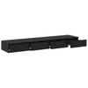 Bed Drawers Black Oak Look 140 x 36.5 x 16.5 cm