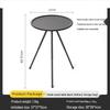 OEING Portable Aluminum Folding Round Table