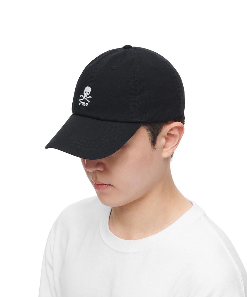 POLO RALPH LAUREN Skull Chino Ball Cap - Black