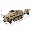 M4A1 Battle Tanks MOC Assembly Building Block Model Tanks Model Set DIY Handcraft Ornament Display Decor Holiday Birthday Gifts