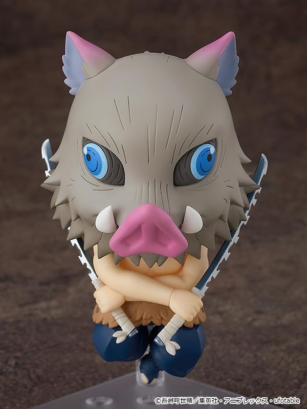 GOOD SMILE COMPANY Nendoroid Demon Kimetsu no Yaiba Hashibira Inosuke Plastic Painted Movable Figure Second Resale Slayer Non-Scale