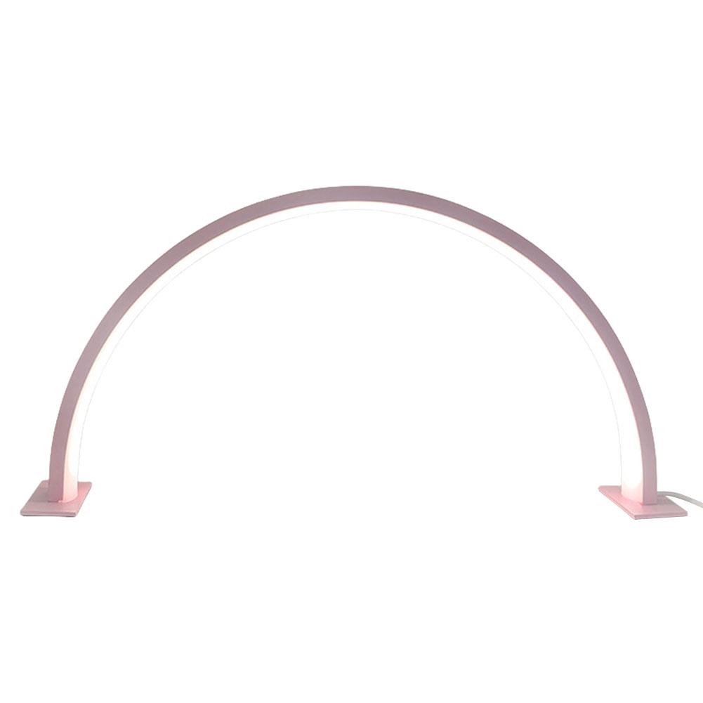 Beauty Salon U-shaped LED Desk Lamp Semi Monthly Lighting Fixture Eye Protection Tricolor Dimming Beauty Nail Supplement Light