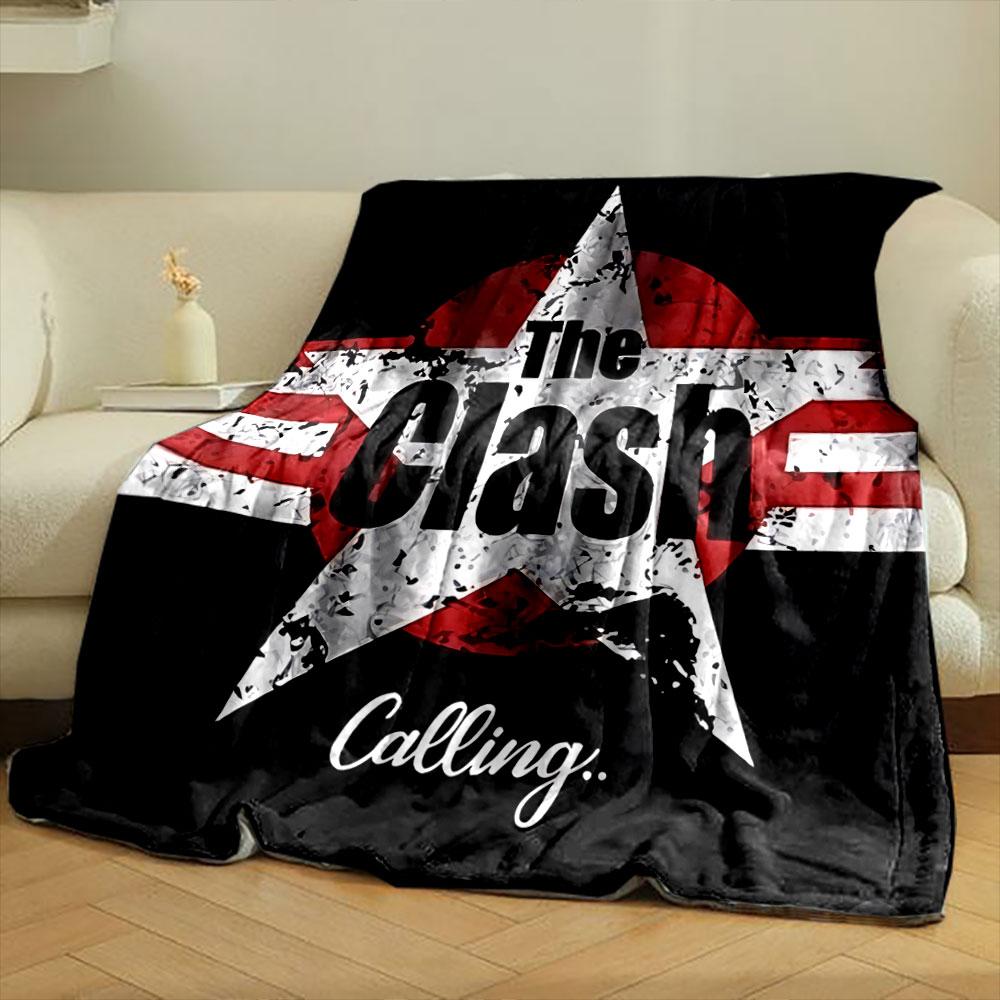 The Clash Star Design Blanket for all seasons blanket lunch break throw gift