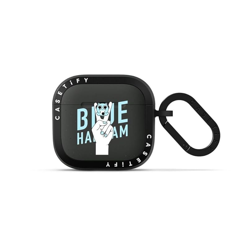 

CASETiFY bounce case AirPods 4 - PEACE charcoal