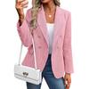 New Women's Solid Color Blazer Autumn Casual Fashion Street Style Jacket