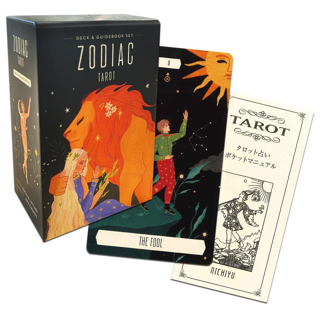 Nichiyu Tarot Waite Fortune Telling Tarot Deck Book Includes Japanese Commentary of a Journey Across the Stars and Their Celestial 78-Card Cards,